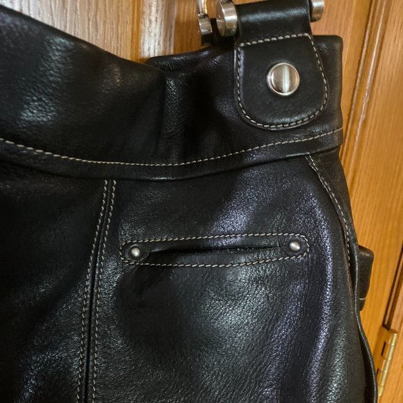 100% Genuine Leather by B. Makowsky Black Purse - Picture 7 of 16
